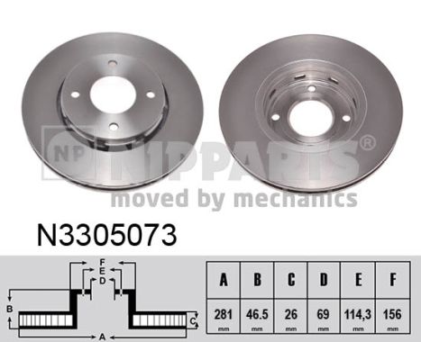 Remschijven Nipparts N3305073