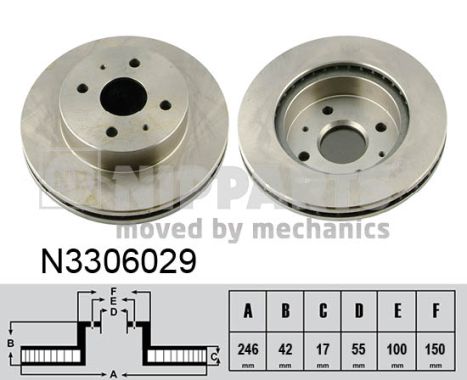 Remschijven Nipparts N3306029