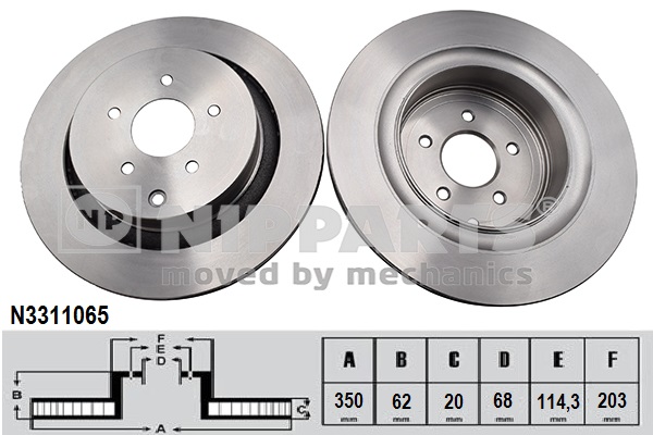 Remschijven Nipparts N3311065