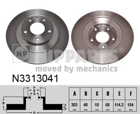 Remschijven Nipparts N3313041