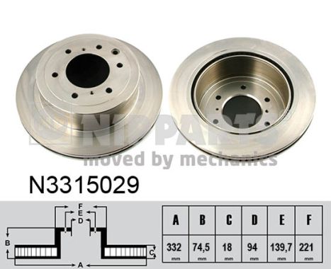 Remschijven Nipparts N3315029