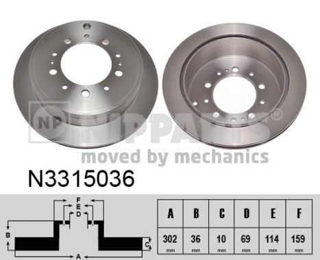 Remschijven Nipparts N3315036