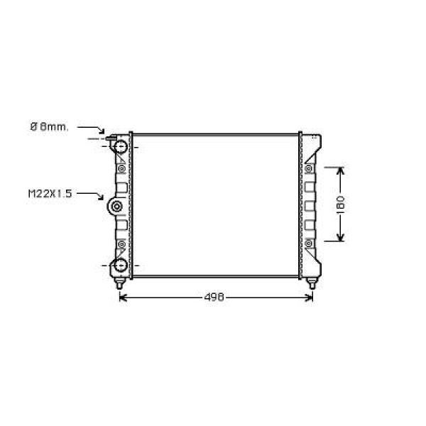 Radiateur Diederichs 8502018