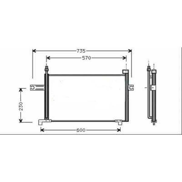 Airco condensor Diederichs 8602200