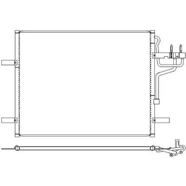 Airco condensor Diederichs DCC1180