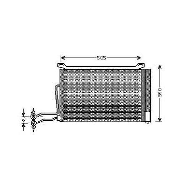 Airco condensor Diederichs DCC1564