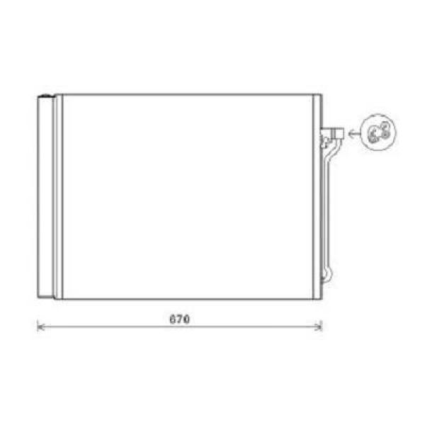 Airco condensor Diederichs DCC1574