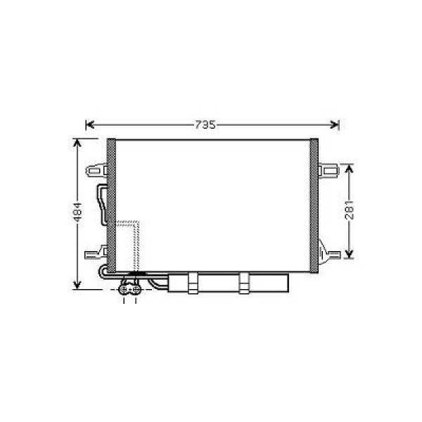 Airco condensor Diederichs DCC1689