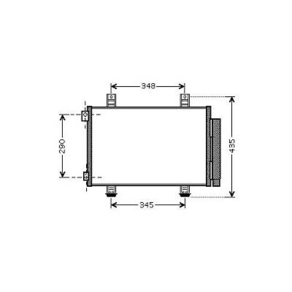 Airco condensor Diederichs DCC1792