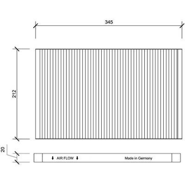 Interieurfilter Diederichs DCI0028