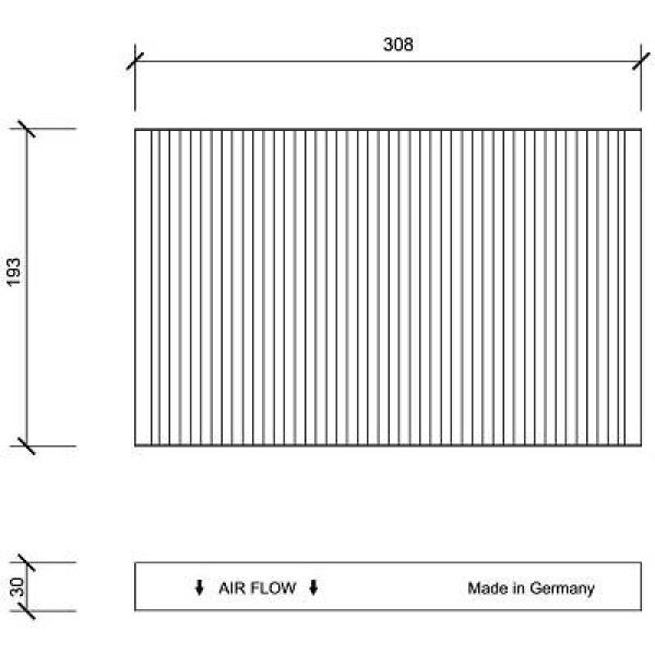 Interieurfilter Diederichs DCI0029