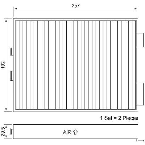 Interieurfilter Diederichs DCI0037S