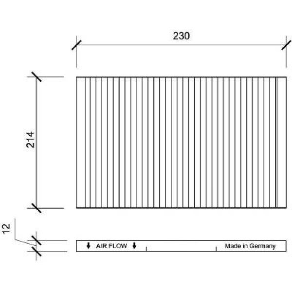 Interieurfilter Diederichs DCI0048