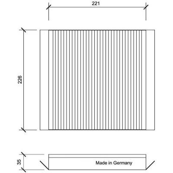 Interieurfilter Diederichs DCI0076