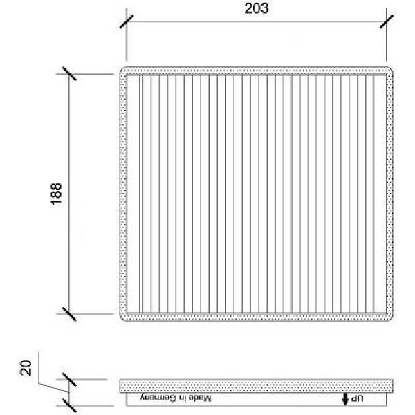 Interieurfilter Diederichs DCI0200