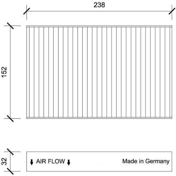 Interieurfilter Diederichs DCI0209