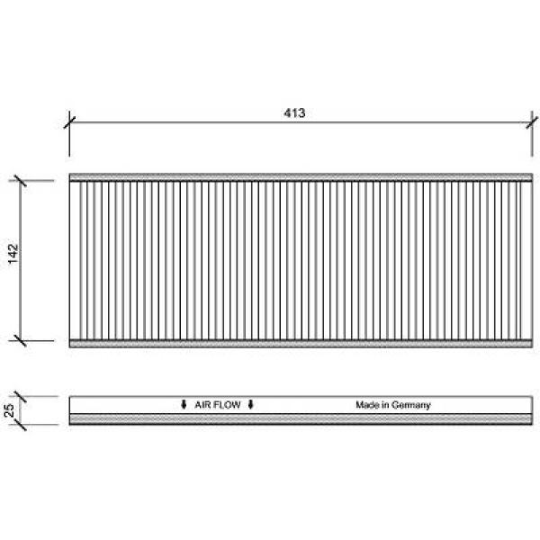 Interieurfilter Diederichs DCI1004