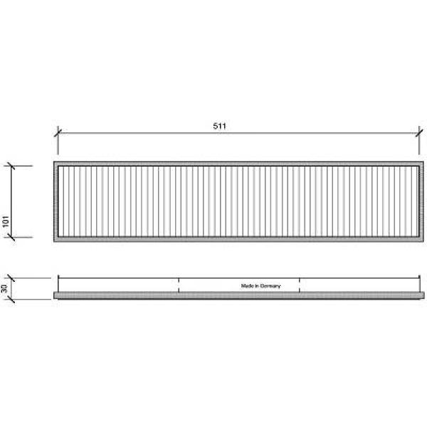 Interieurfilter Diederichs DCI1007