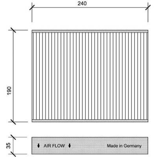 Interieurfilter Diederichs DCI1074