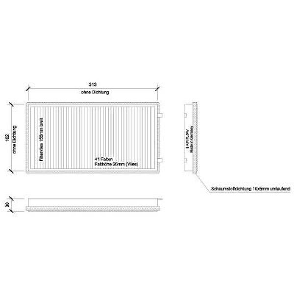 Interieurfilter Diederichs DCI1093S