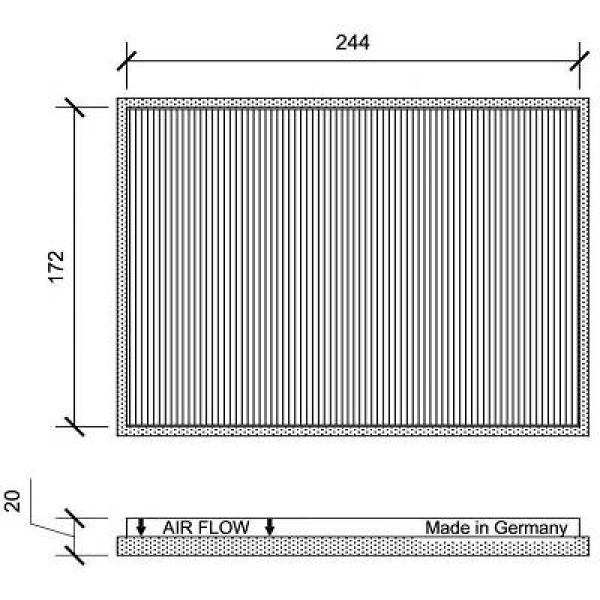Interieurfilter Diederichs DCI1161