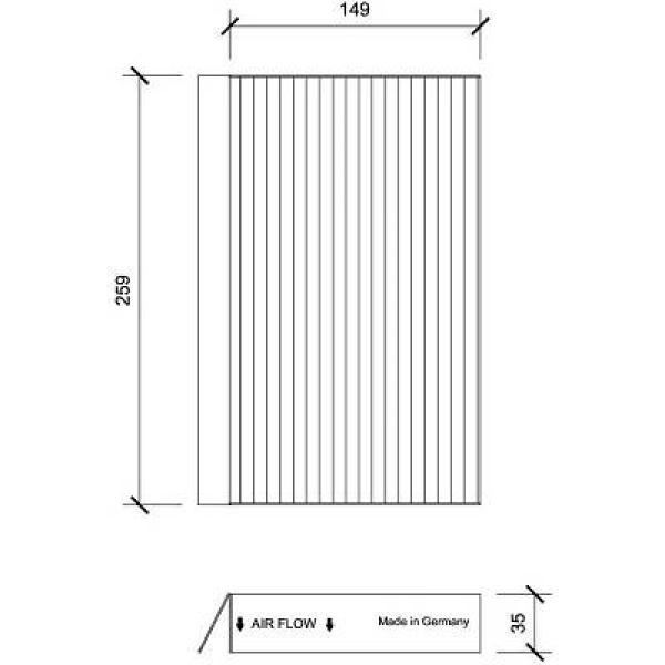 Interieurfilter Diederichs DCI1196