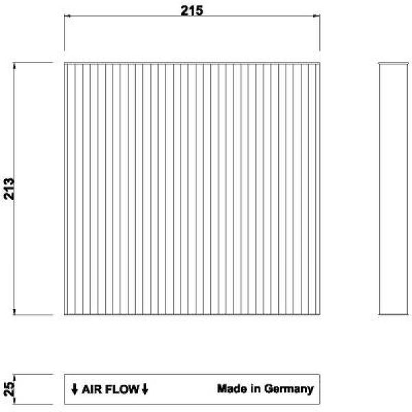 Interieurfilter Diederichs DCI1262