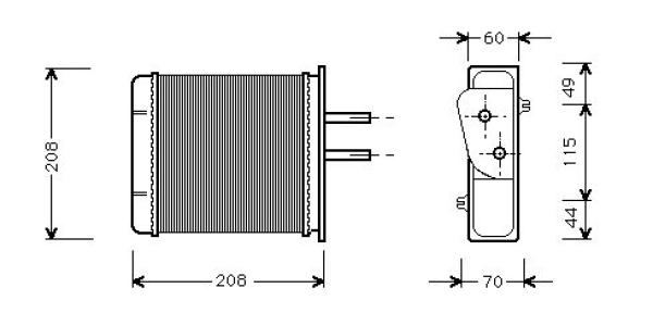 Kachelradiateur Diederichs DCM1071