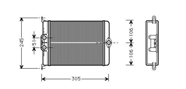 Kachelradiateur Diederichs DCM1133