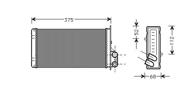 Kachelradiateur Diederichs DCM1208