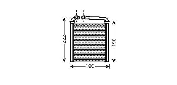 Kachelradiateur Diederichs DCM1253