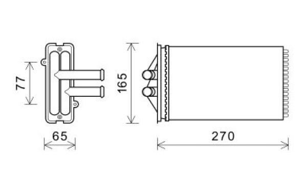 Kachelradiateur Diederichs DCM1272