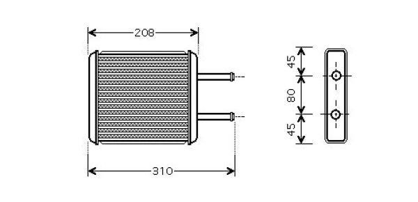 Kachelradiateur Diederichs DCM1304