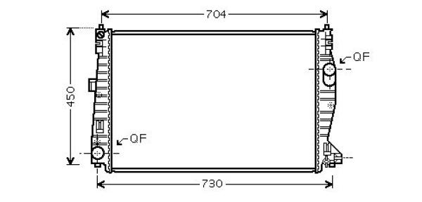 Radiateur Diederichs DCM1358