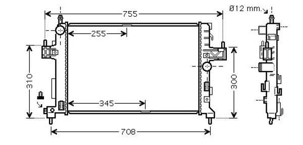 Radiateur Diederichs DCM2663