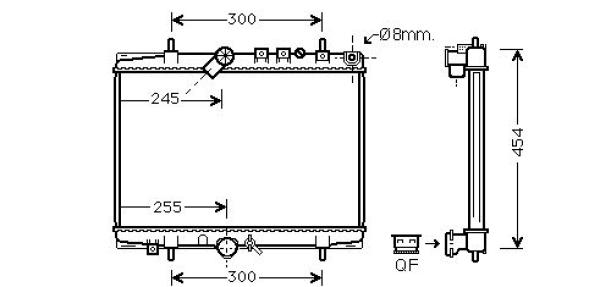 Radiateur Diederichs DCM2769