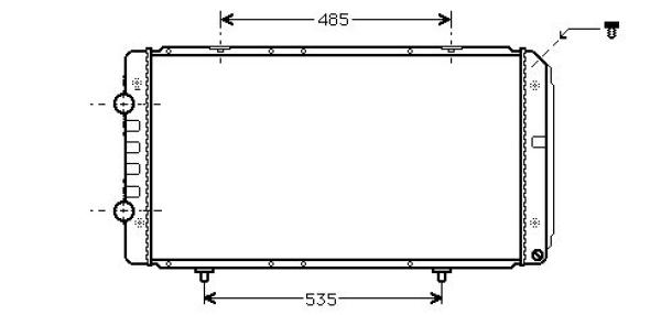 Radiateur Diederichs DCM2796