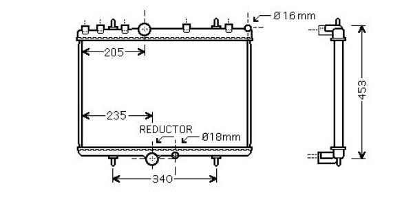 Radiateur Diederichs DCM2797