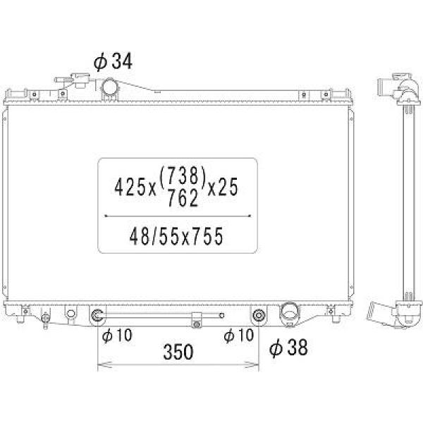 Radiateur Diederichs DCM3218