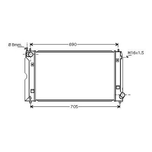 Radiateur Diederichs DCM3283