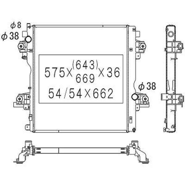 Radiateur Diederichs DCM3336