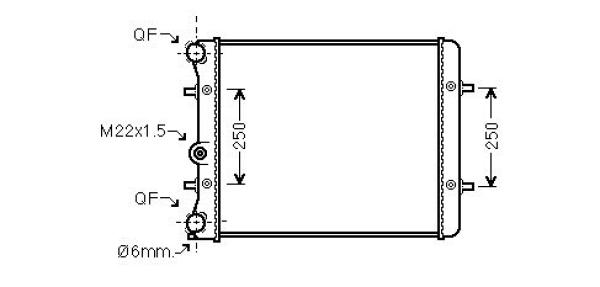 Radiateur Diederichs DCM3426