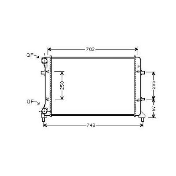 Radiateur Diederichs DCM3439