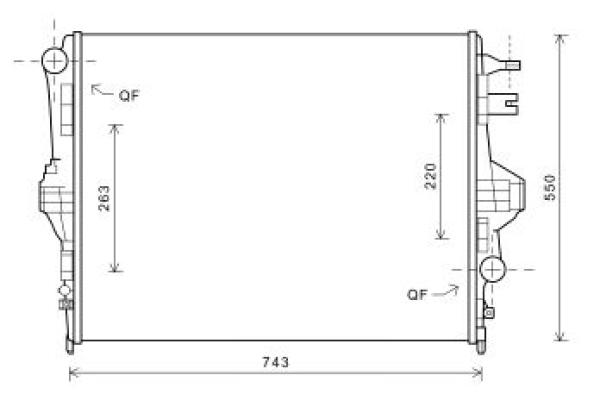 Radiateur Diederichs DCM3465