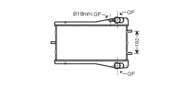 Radiateur Diederichs DCM3553