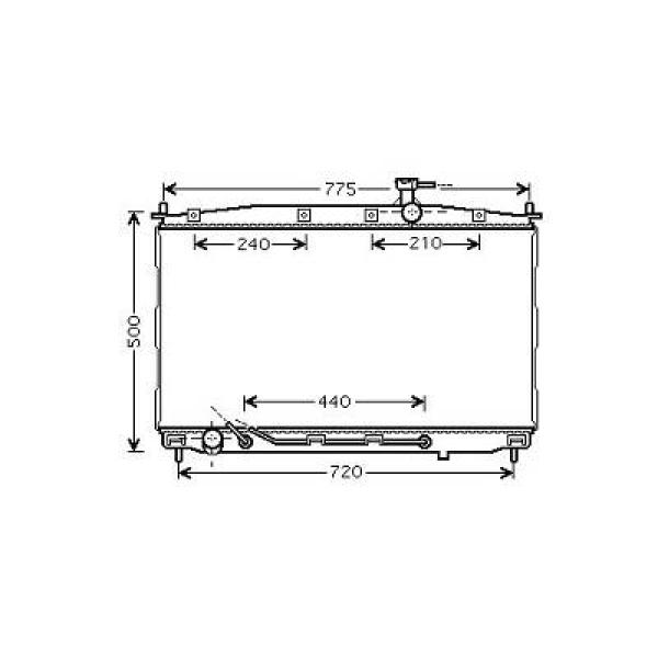 Diederichs Radiateur DCM3694