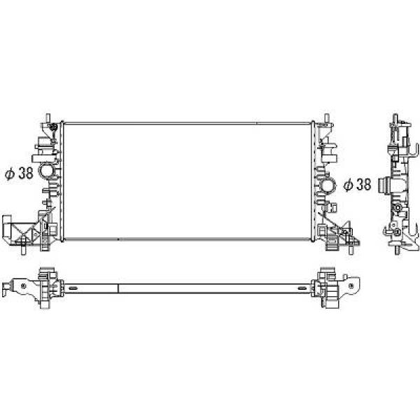 Radiateur Diederichs DCM3931