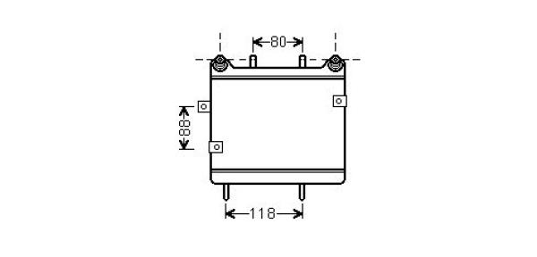 Oliekoeler motorolie Diederichs DCO1042