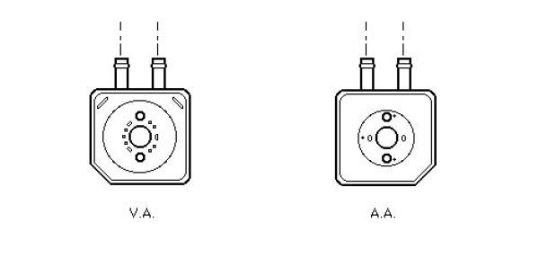 Oliekoeler motorolie Diederichs DCO1065