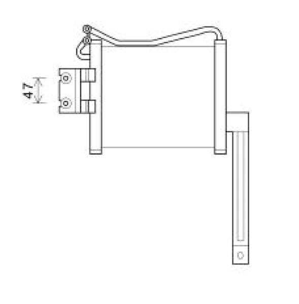 Oliekoeler motorolie Diederichs DCO1091